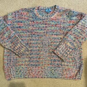 CeCe multicolored sweater size small